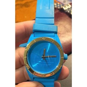 Unisex 40mm Blue Adidas Resin Watch, WR 50M, ADH2801